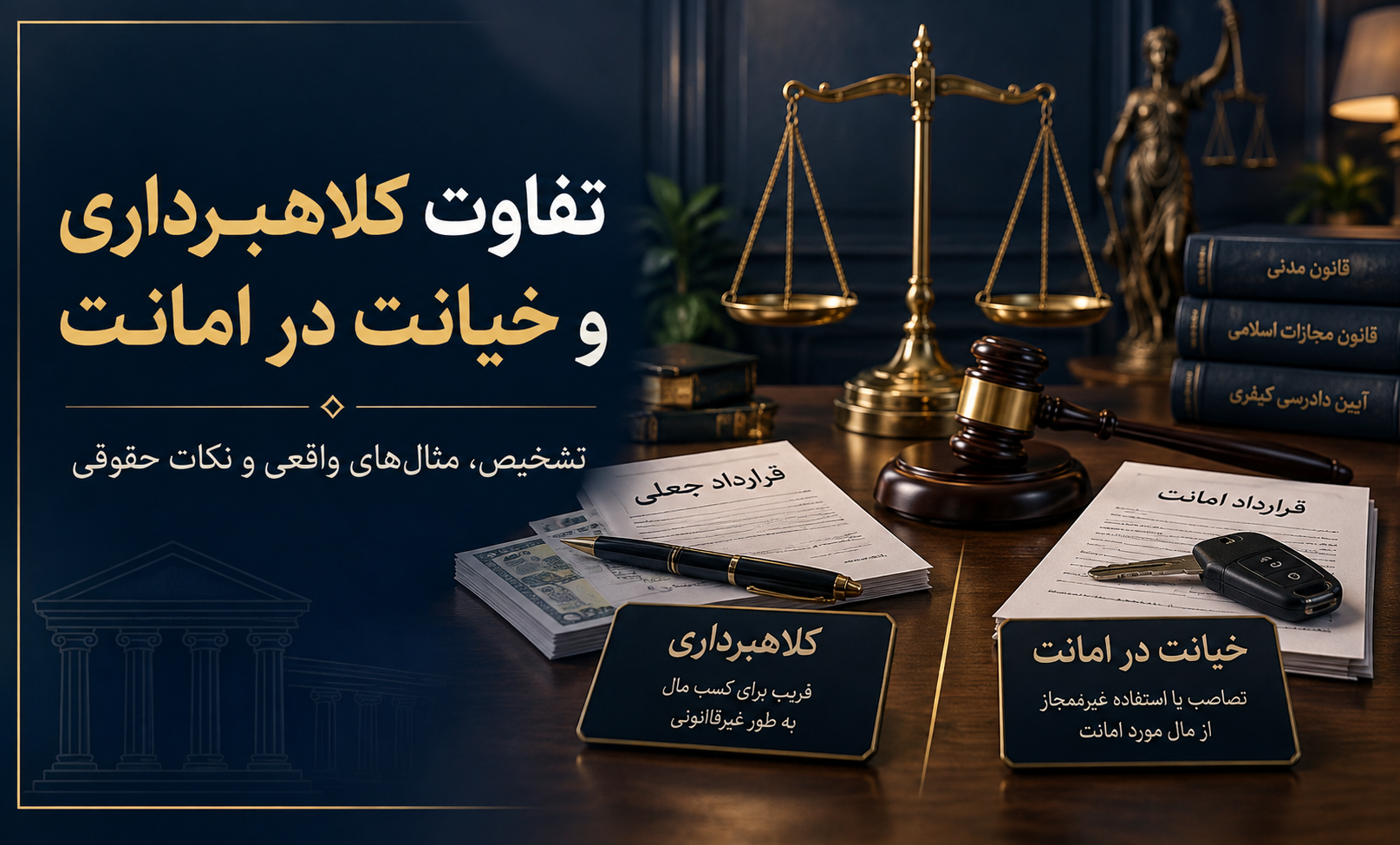 کلاهبرداری و خیانت در امانت